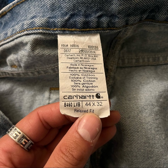 Carhartt Lightwash Workwear Streetwear 